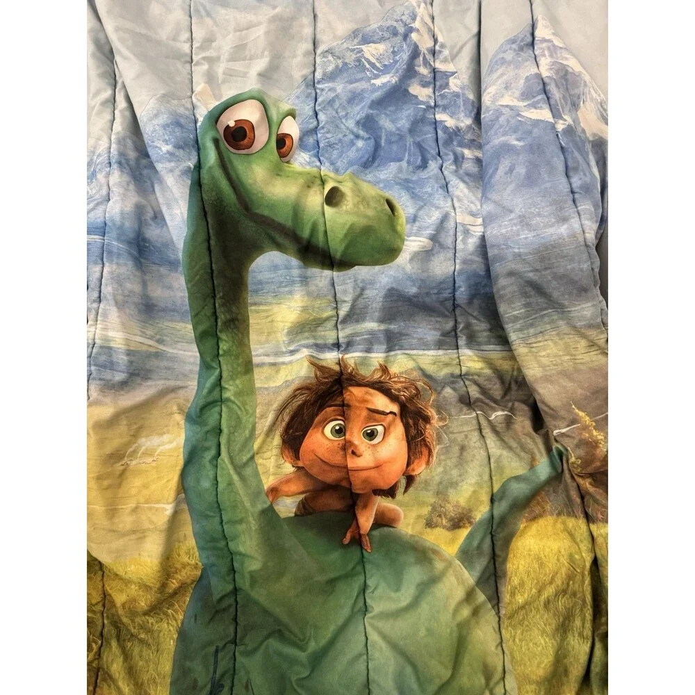 Disney Pixar The Good Dinosaur Twin Comforter Sheet Pillowcase Arlo Rex 65x84”